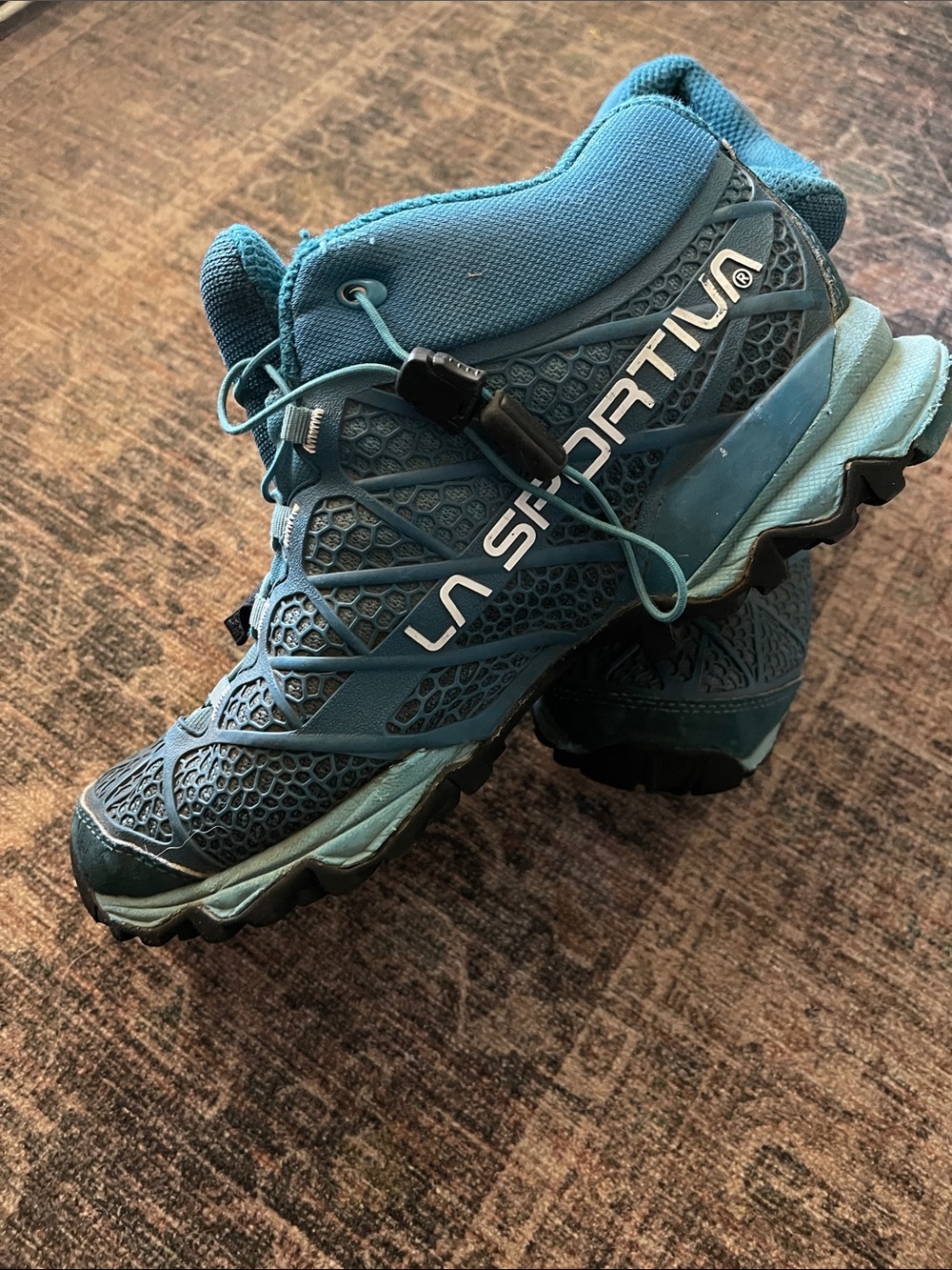 La Sportiva Women's Blue Teal Trail Running/Hiking Shoe